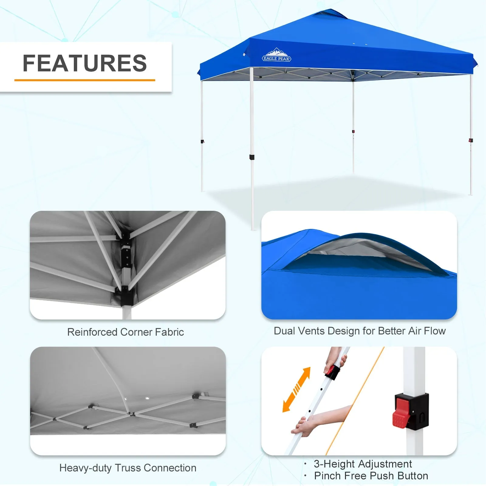 12x12 ft Pop Up Canopy Tent