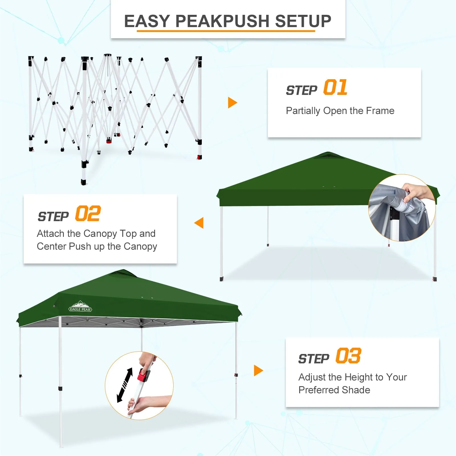 12x12 ft Pop Up Canopy Tent