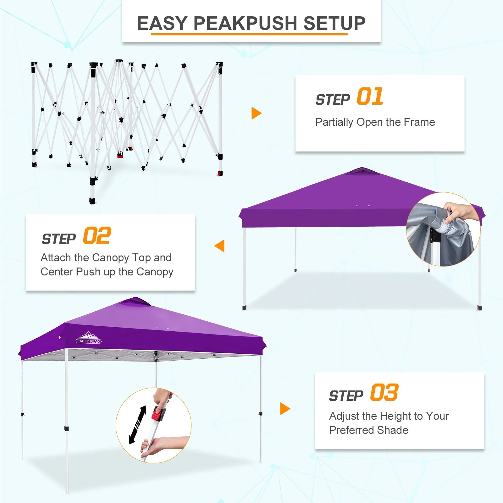 12x12 ft Pop Up Canopy Tent
