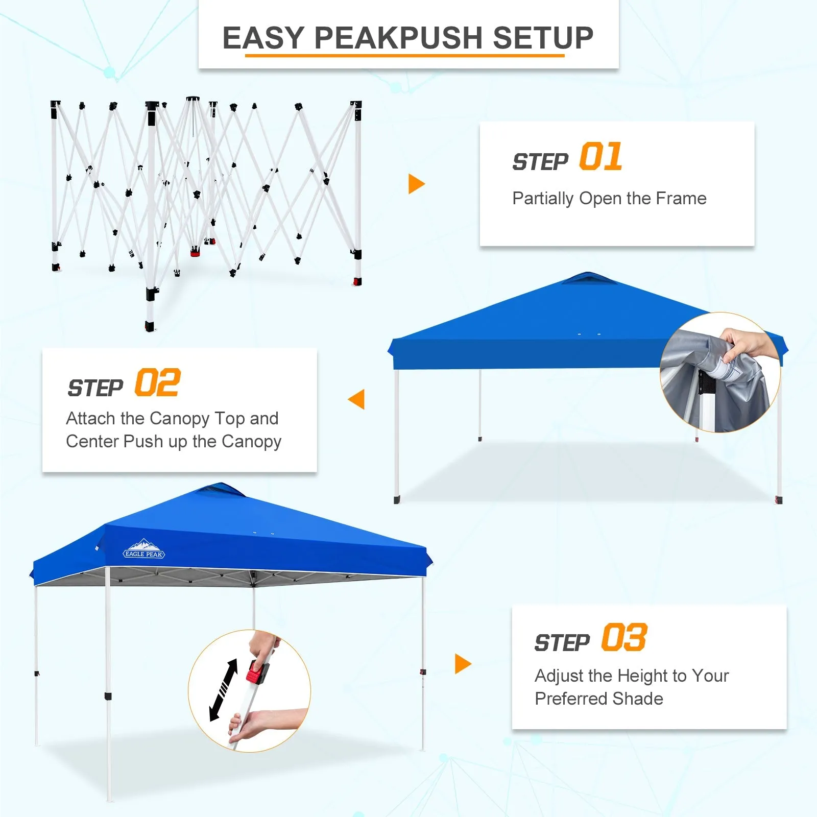 12x12 ft Pop Up Canopy Tent