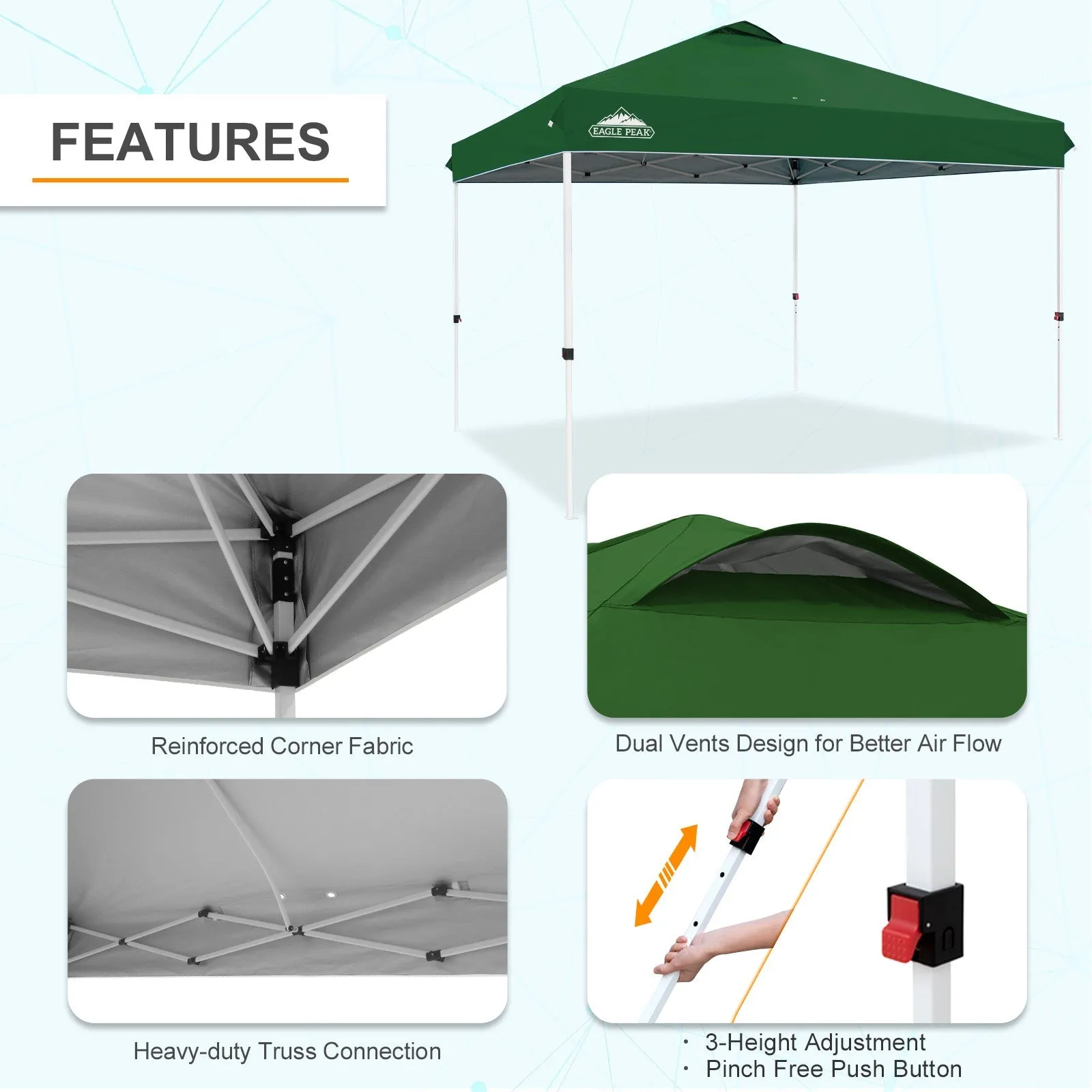 12x12 ft Pop Up Canopy Tent