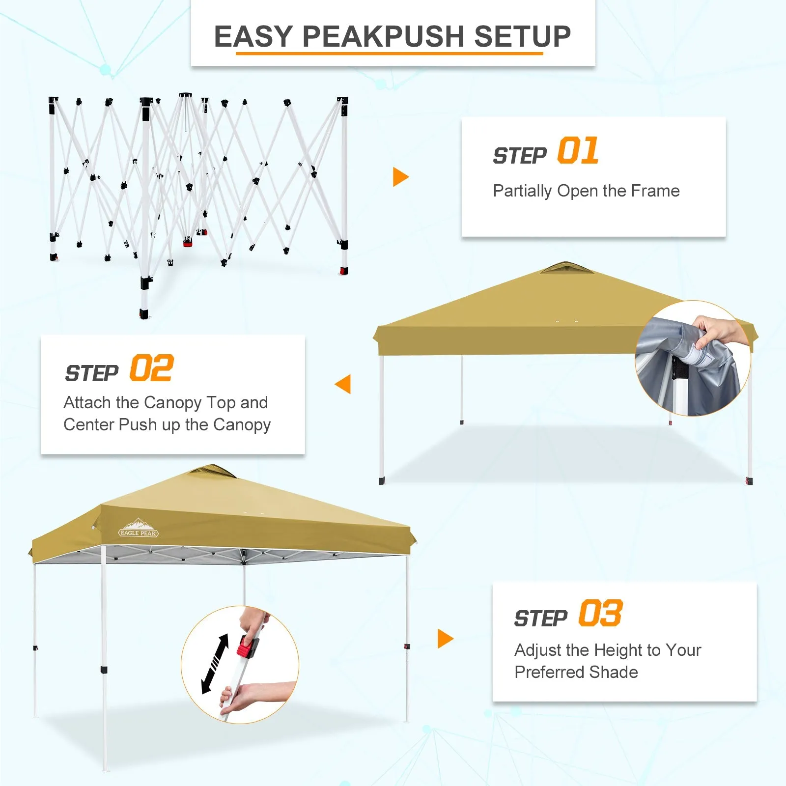 12x12 ft Pop Up Canopy Tent