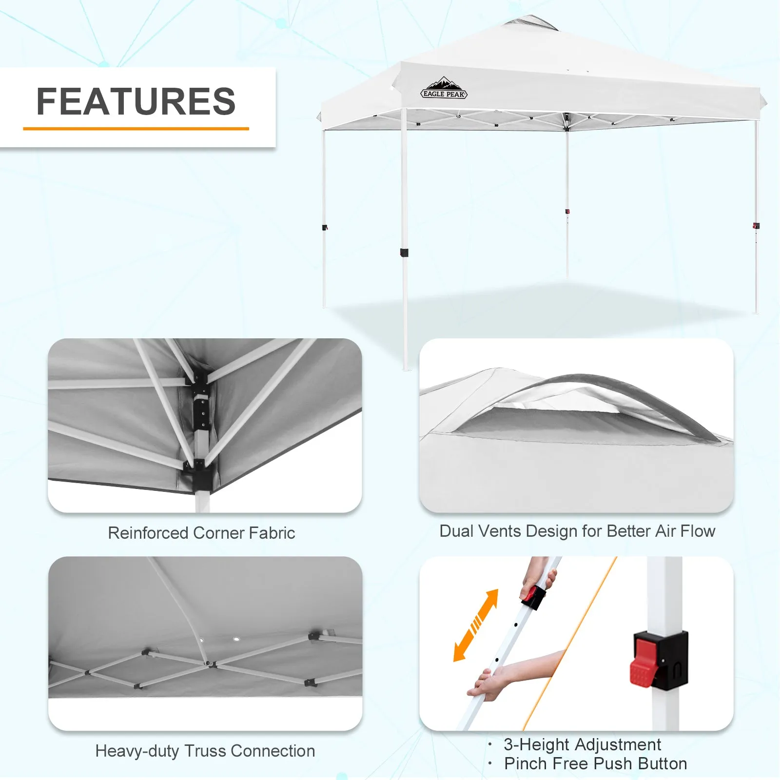 12x12 ft Pop Up Canopy Tent