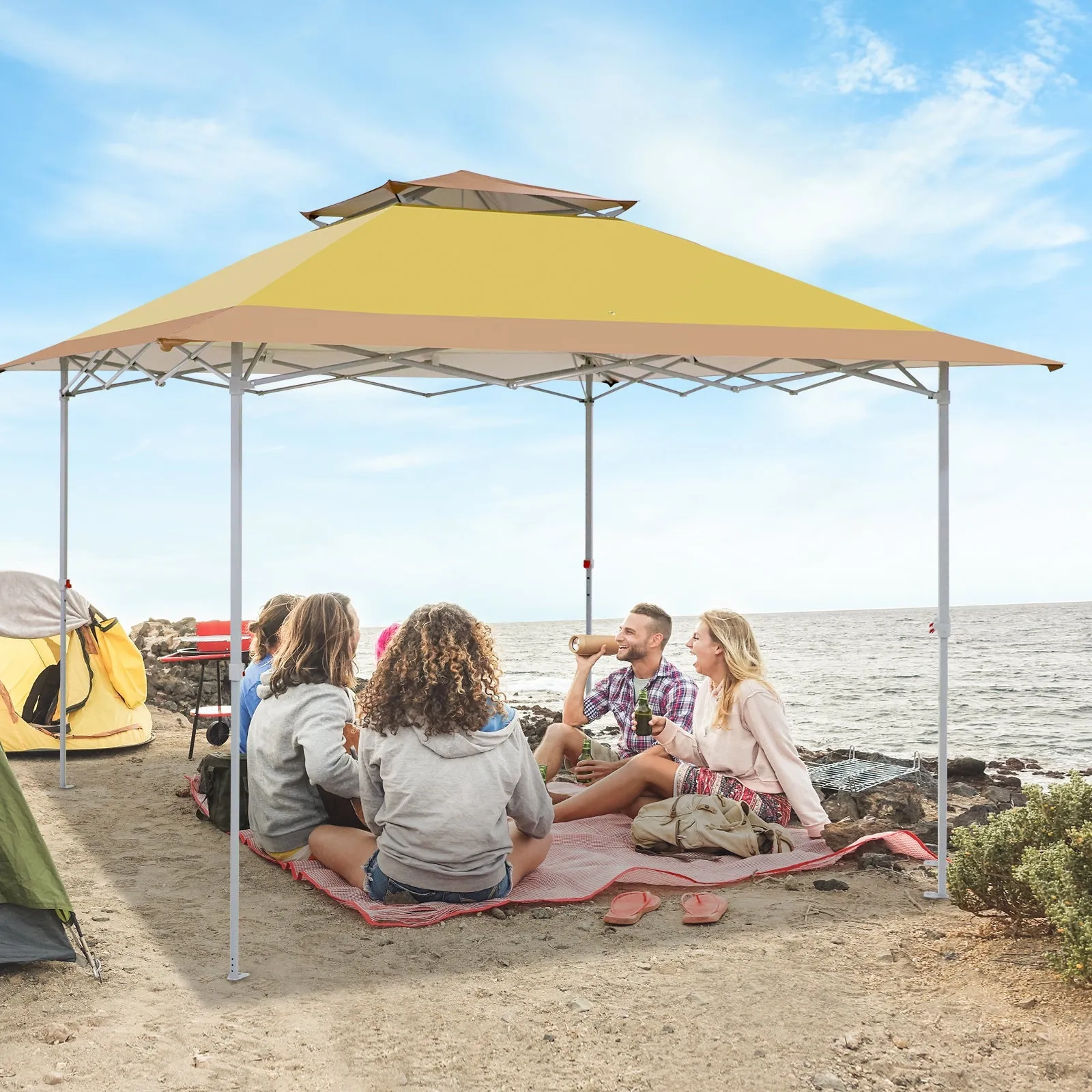 12x12 Pop up Canopy Tent, Easy Set up Folding Shelter