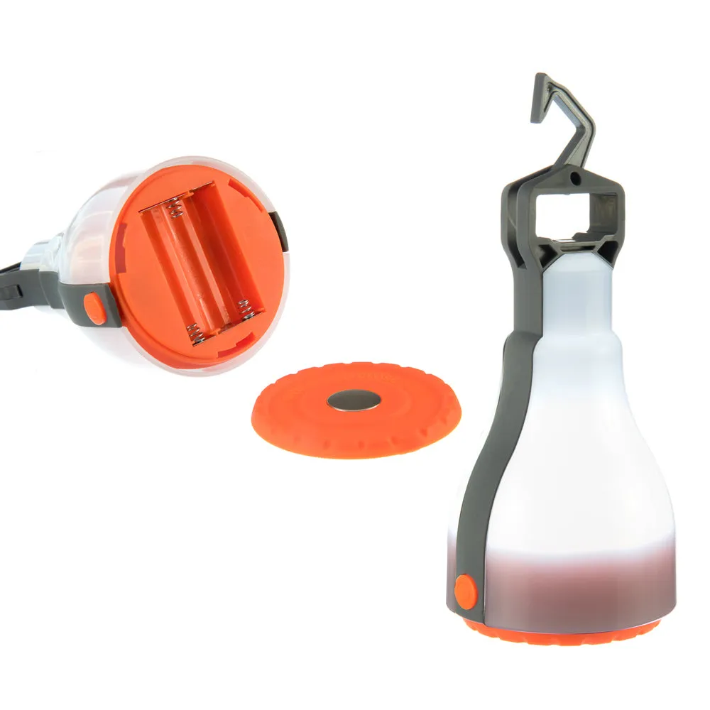 2 in 1 LED Camping Lantern Cob Light Ultra Bright Lamp Portable Flashlight