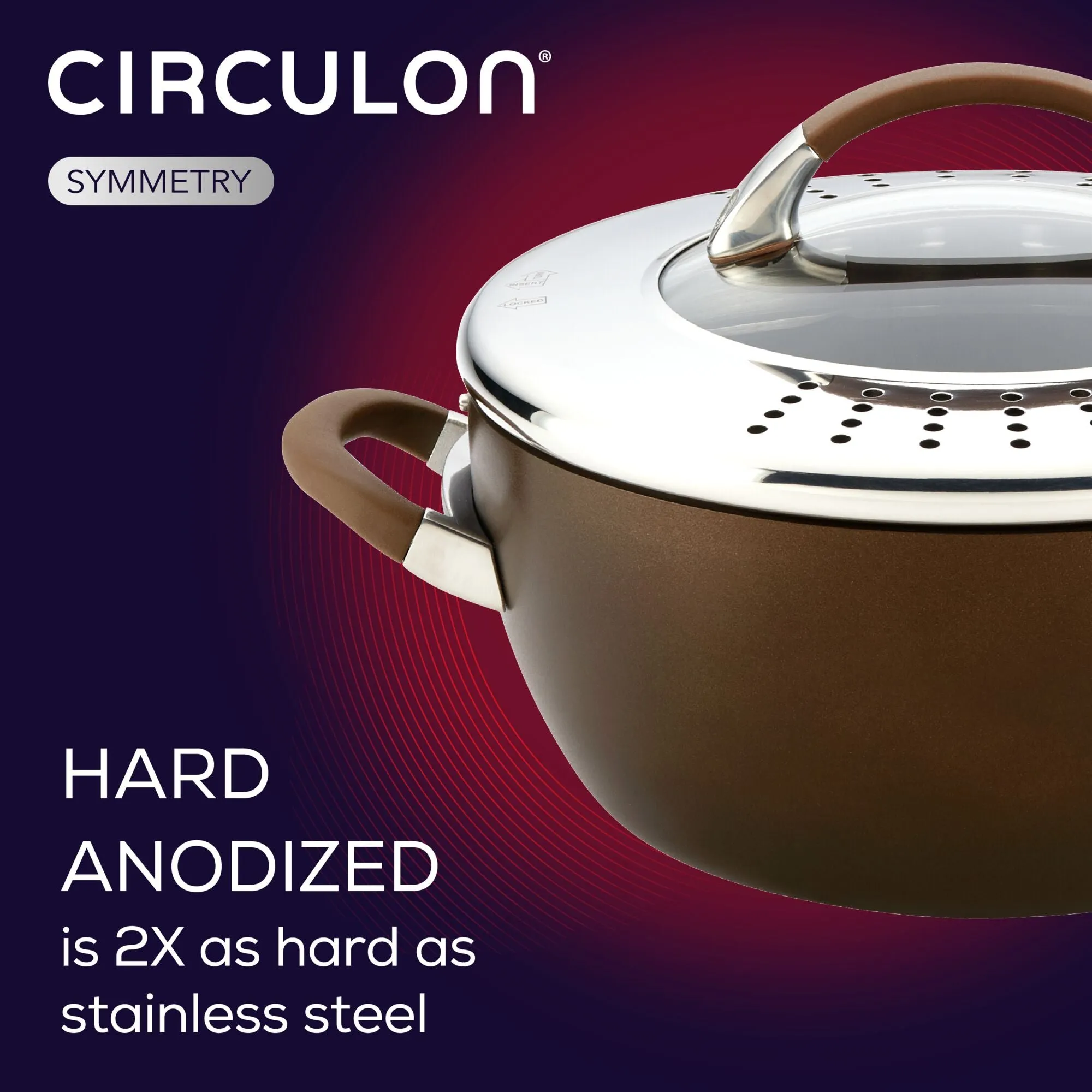 4-Piece Hard-Anodized Nonstick Cookware Set