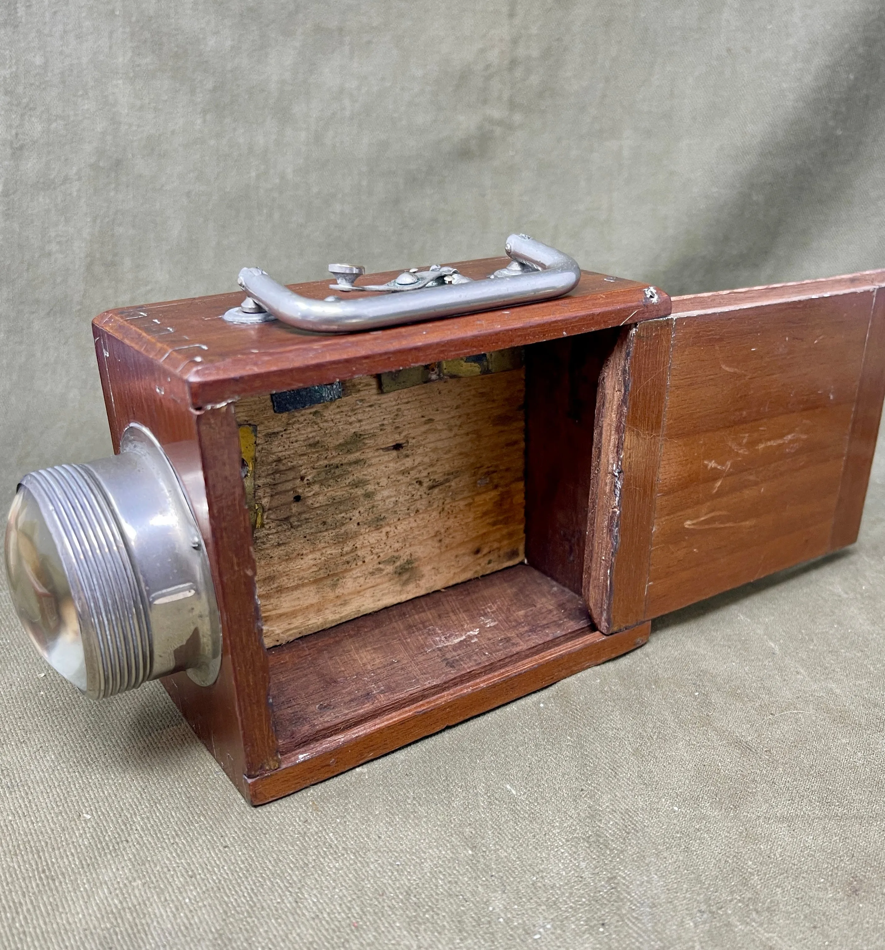 Antique " Ever Ready Bullseye Bulb Torch Hand Lamp