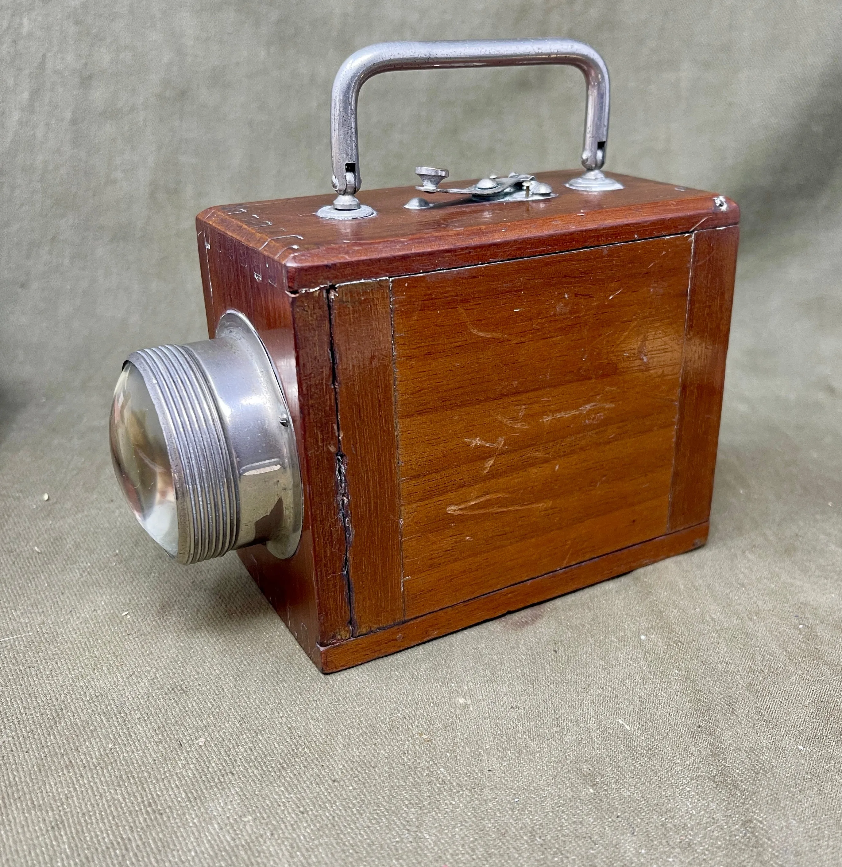 Antique " Ever Ready Bullseye Bulb Torch Hand Lamp
