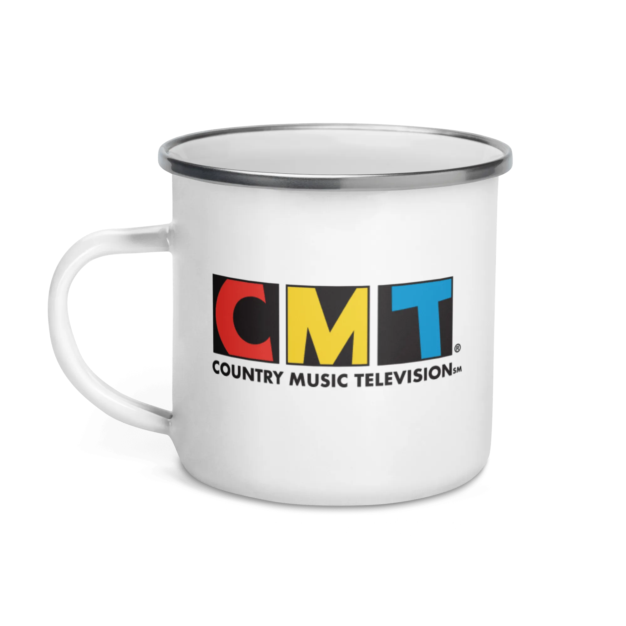 CMT Logo Enamel Camping Mug