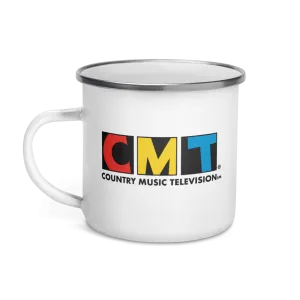CMT Logo Enamel Camping Mug