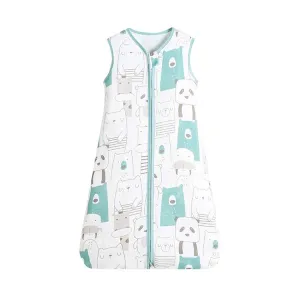 Cotton Embroidery Printed Sleeveless Quilted Baby Sleeping Bag