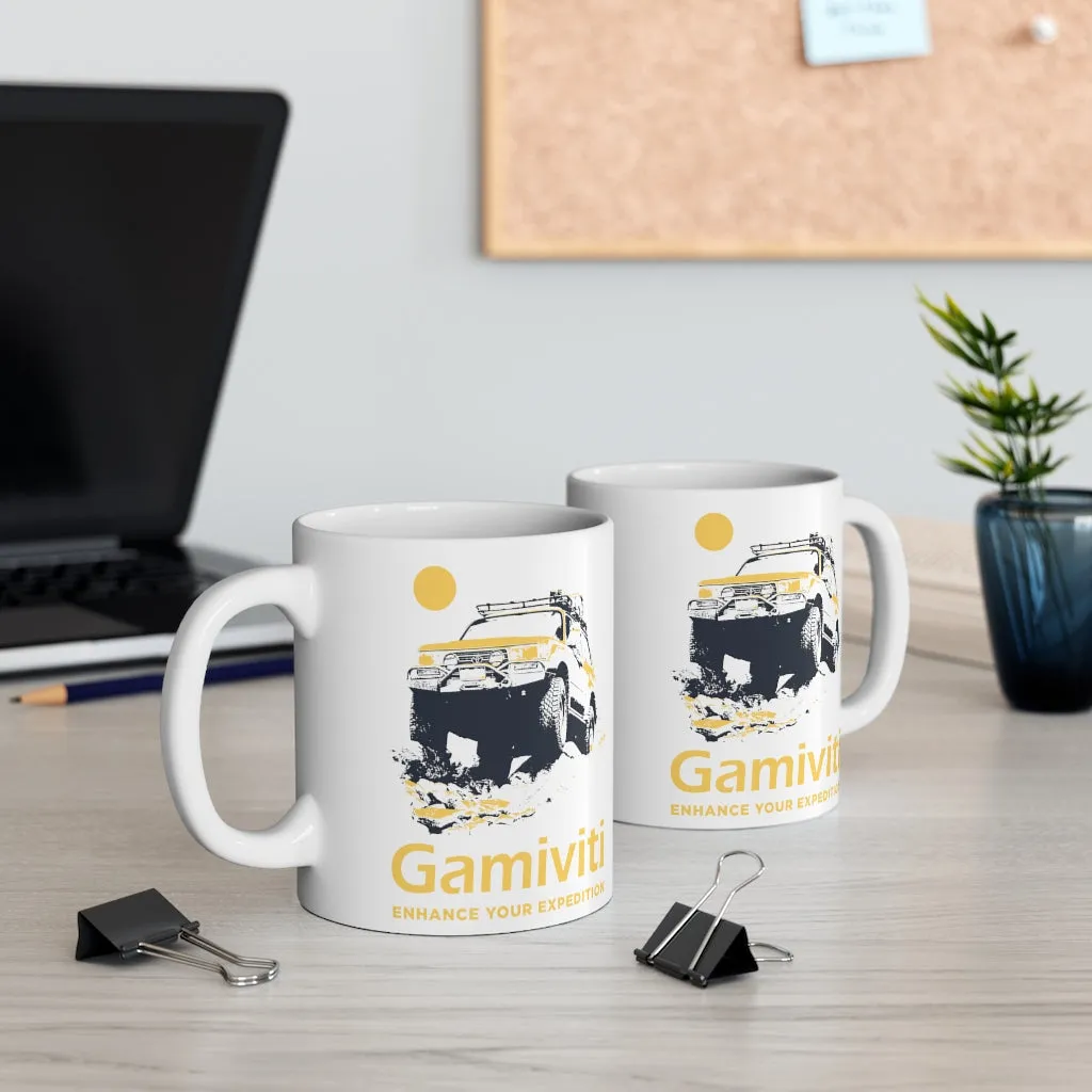 Gamiviti Land Cruiser 80 Series Coffee Mug - Color Version - Reefmonkey