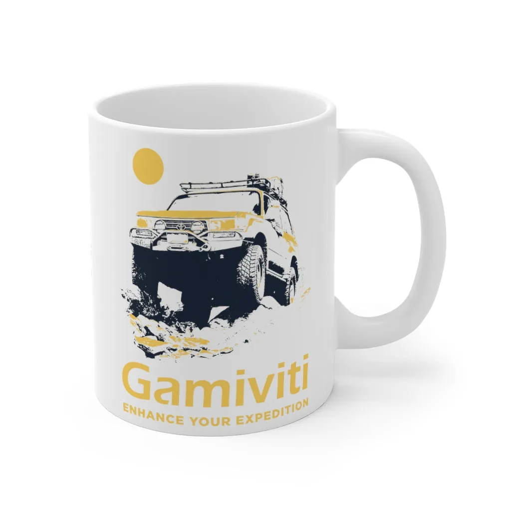 Gamiviti Land Cruiser 80 Series Coffee Mug - Color Version - Reefmonkey