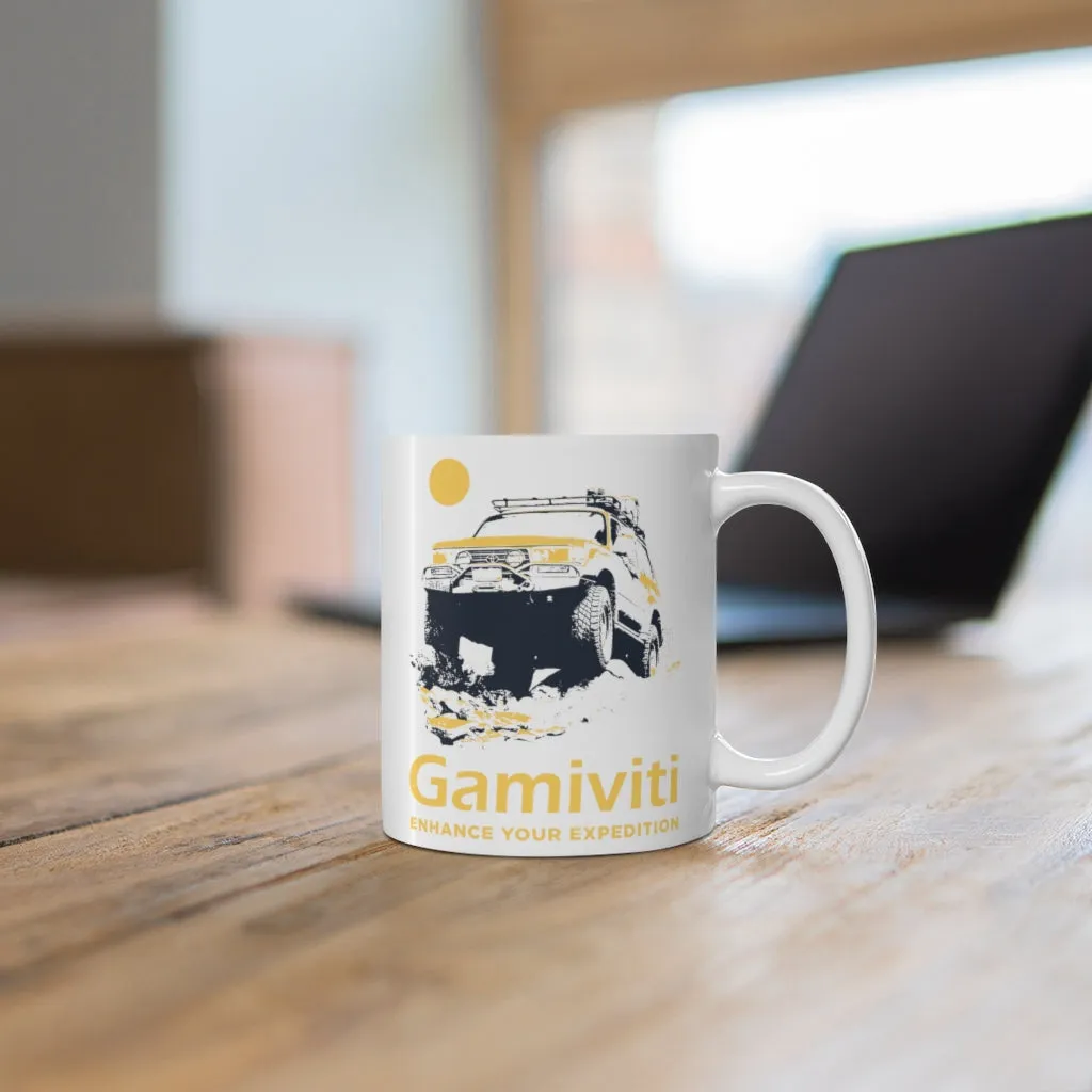 Gamiviti Land Cruiser 80 Series Coffee Mug - Color Version - Reefmonkey