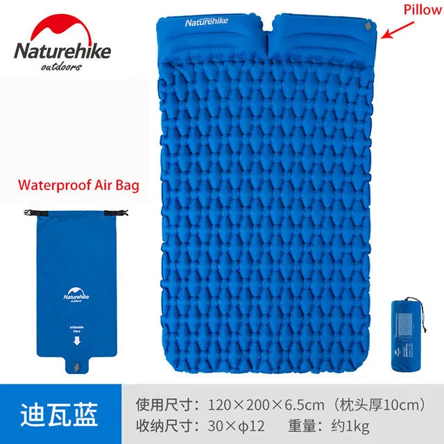 Inflatable Pad Air Bag Mattress Portable Sleeping Gear