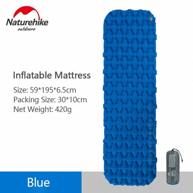 Inflatable Pad Air Bag Mattress Portable Sleeping Gear