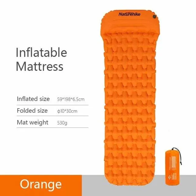 Inflatable Pad Air Bag Mattress Portable Sleeping Gear