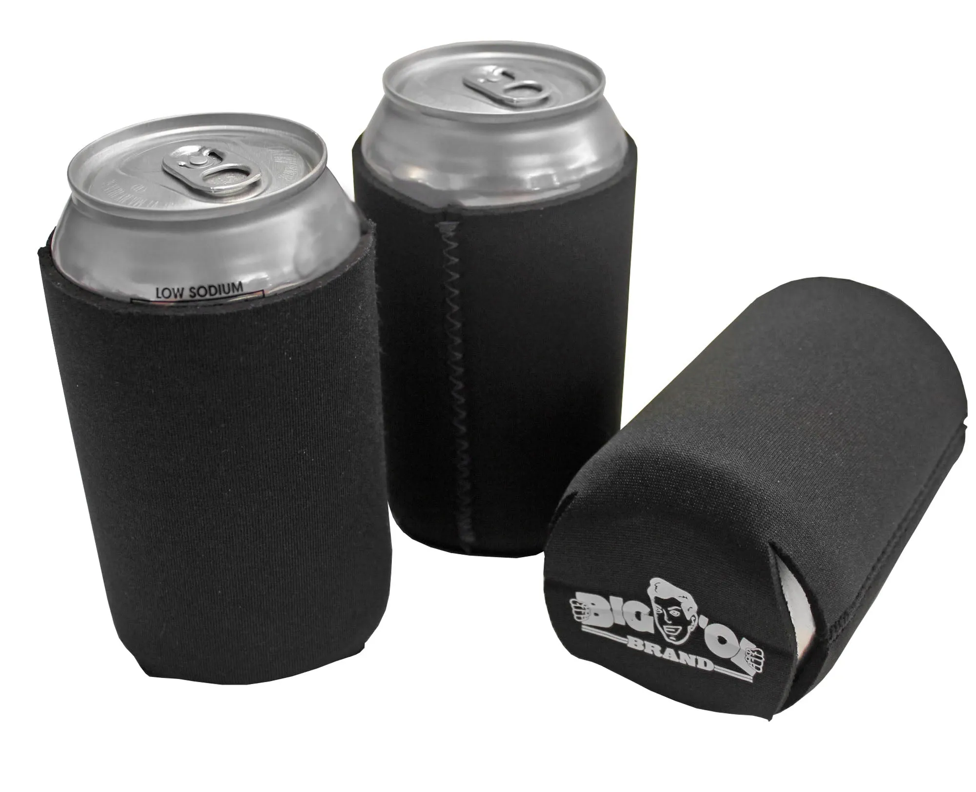 Neoprene Reversible Can Cooler Collapsible Sleeves for 12oz Cans - 12-Pack - Blank Design for any Event - Dual Sided Insulation Keeps Your Drinks Cool