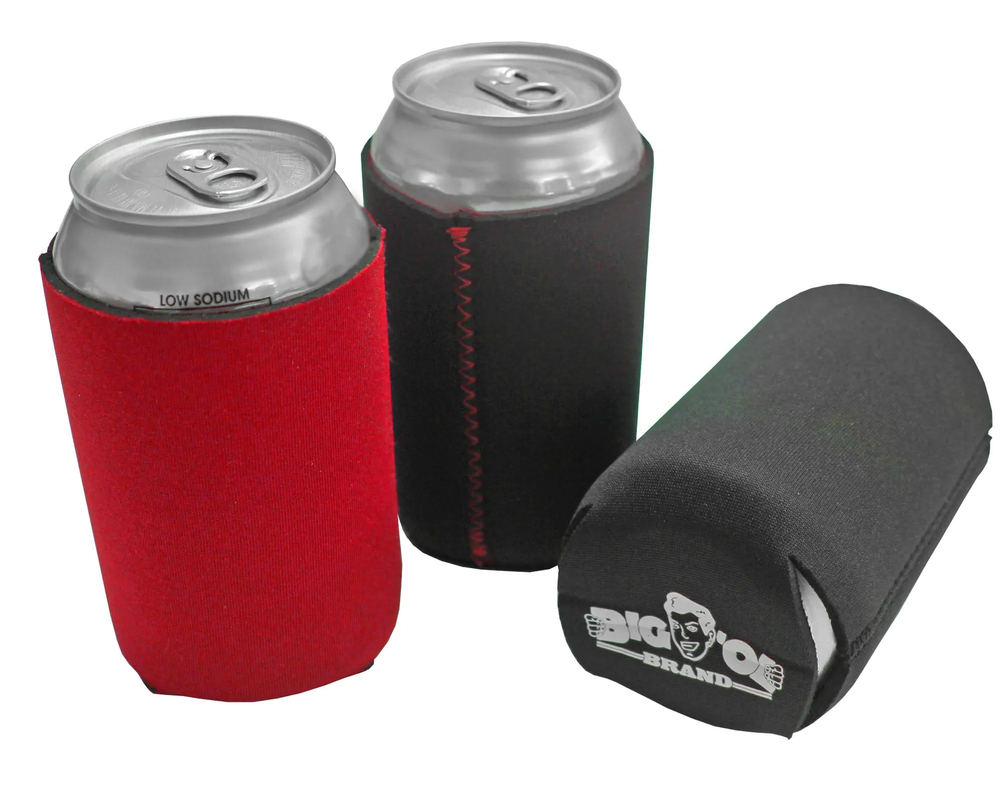 Neoprene Reversible Can Cooler Collapsible Sleeves for 12oz Cans - 12-Pack - Blank Design for any Event - Dual Sided Insulation Keeps Your Drinks Cool