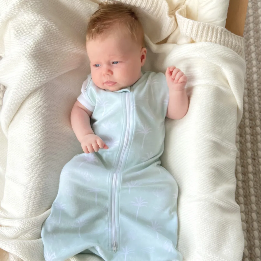 Newborn Sleeping Bag 1.0 TOG (Sage Palm)