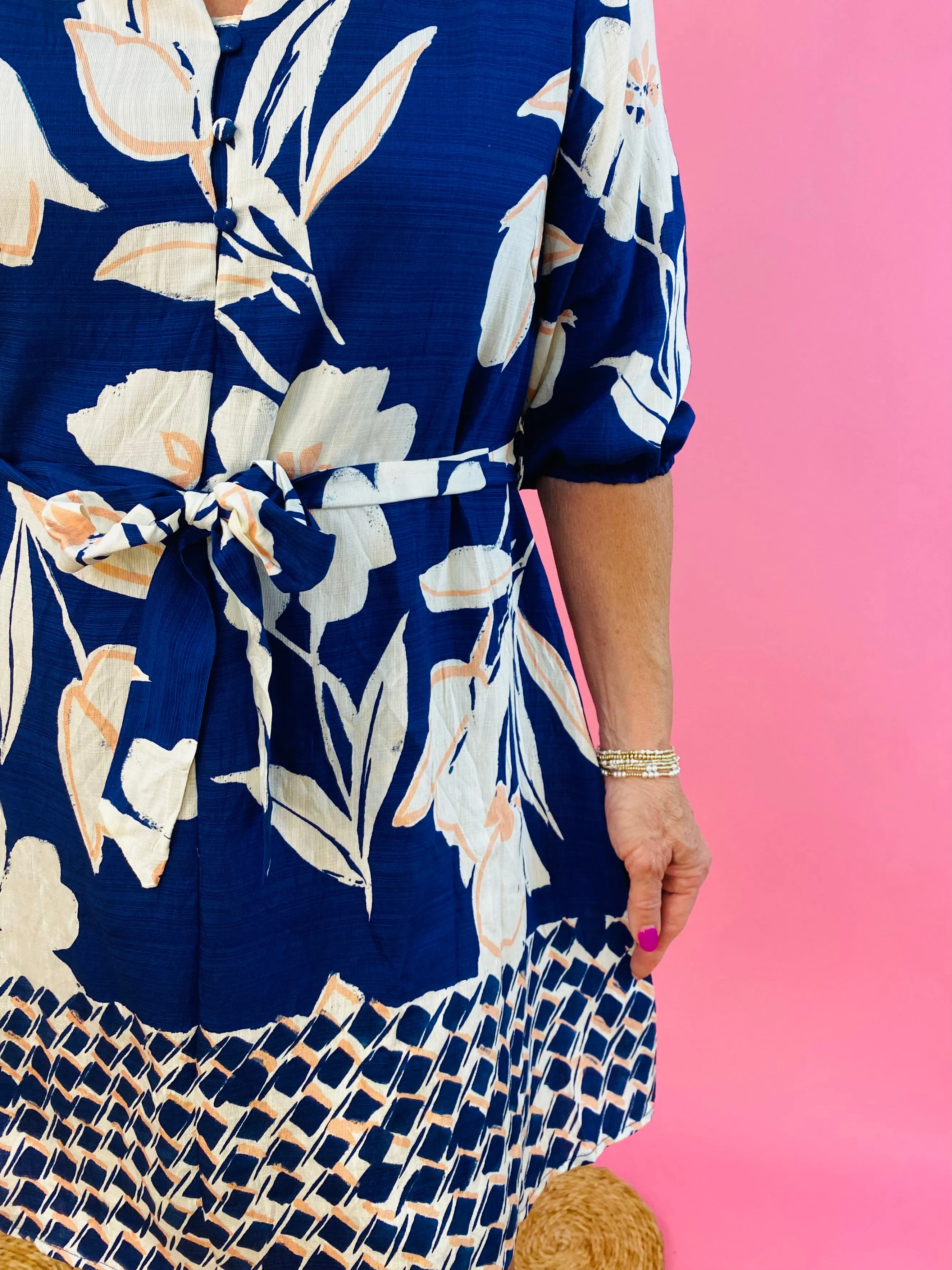 Spring Showers Short Sleeve Dress