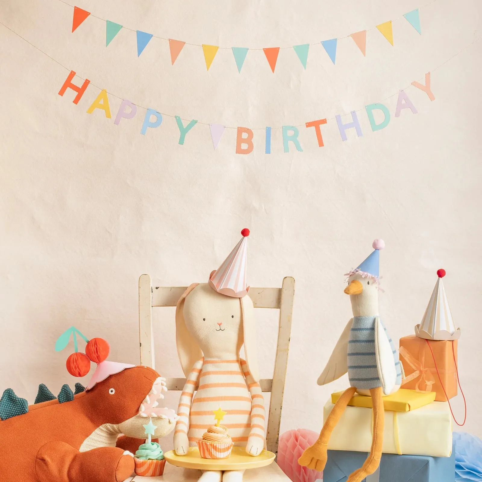 Stripe Pastel Party Hat