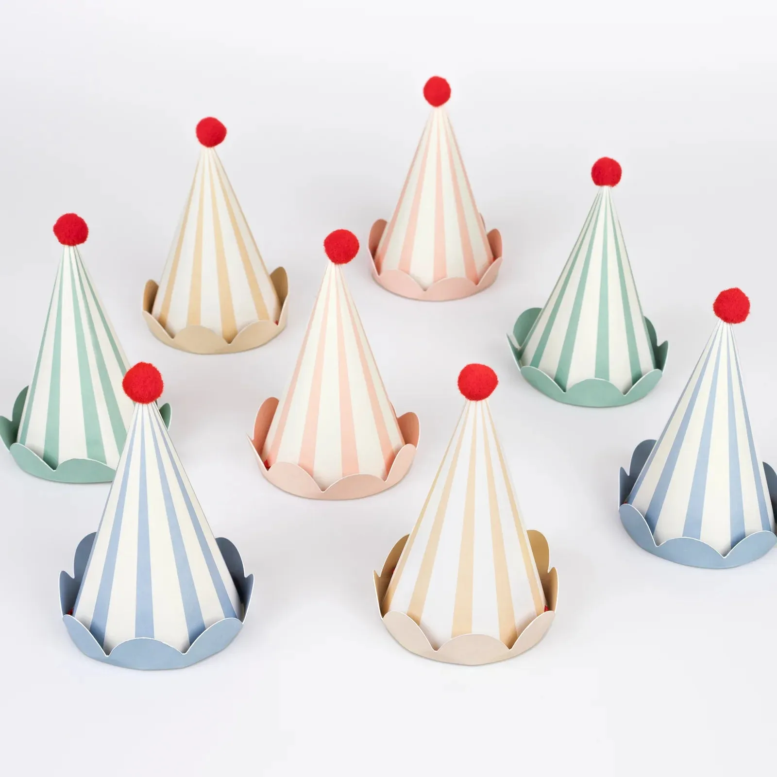 Stripe Pastel Party Hat