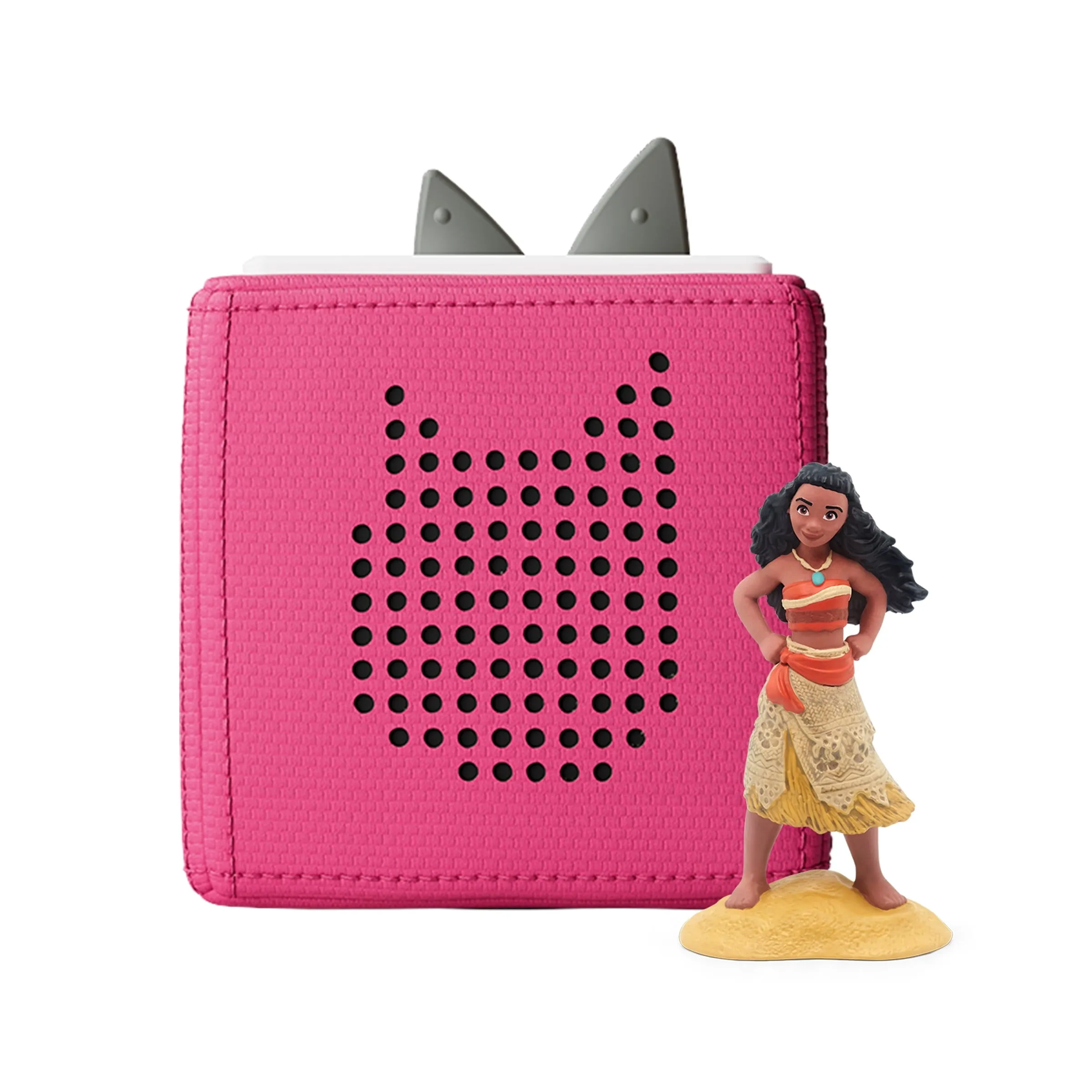 Tonies Disney Toniebox Audio Player Starter Set with Moana, for Kids 3 , Pink