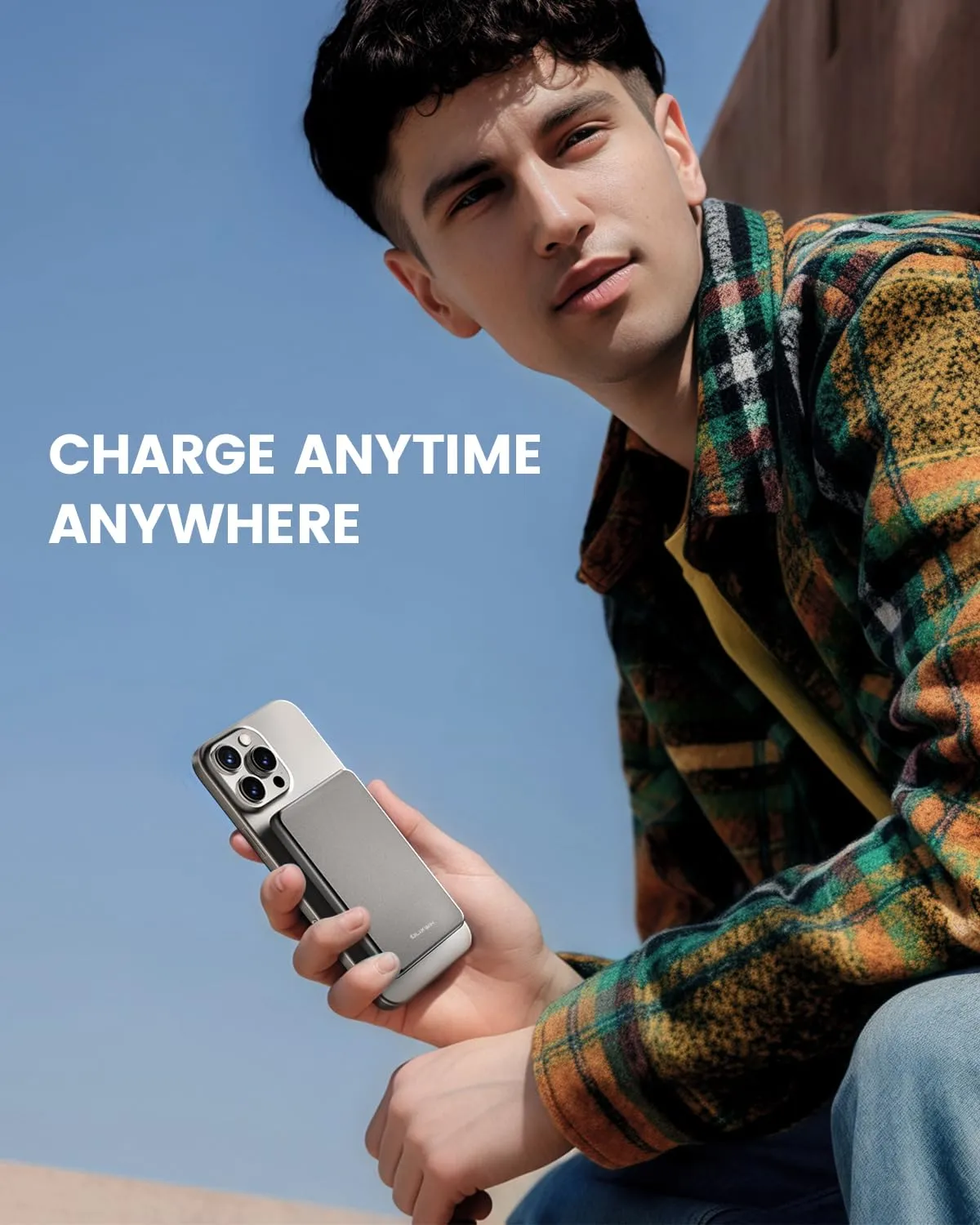 ULiXWH SlimMag Power Bank 5000mAh, Magnetic Wireless Portable Charger with Fast Charging, Enhanced Safety MagSafe Battery Pack for iPhone 16 Pro Max/16 Pro/16/15/14/13/12